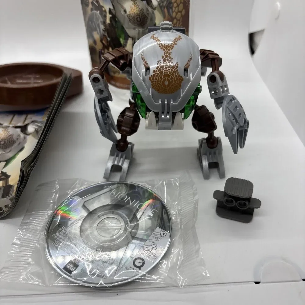 LEGO BIONICLE: Pahrak-Kal - Complete, Manual, rubber holder, Canister - w/disc